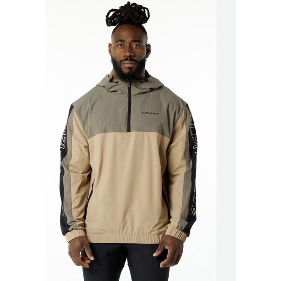 ALPHALETE Other - Alphalete Men’s Exp Tech Windbreaker-Desert Safari , Size XL